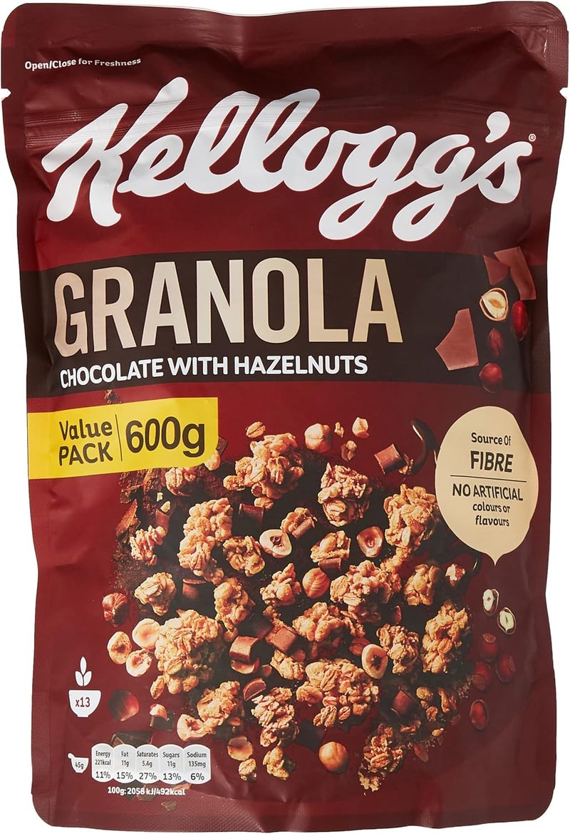 Kellogg's Granola Chocolate With Hazelnut - Image 1